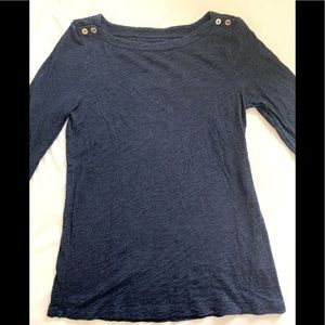 J. Crew Painter long sleeve boat neck t-shirt